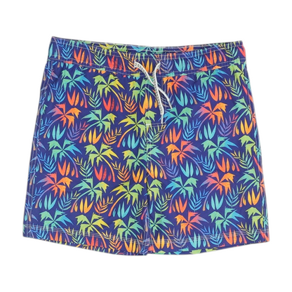 Purple Tropical Swim Bottom