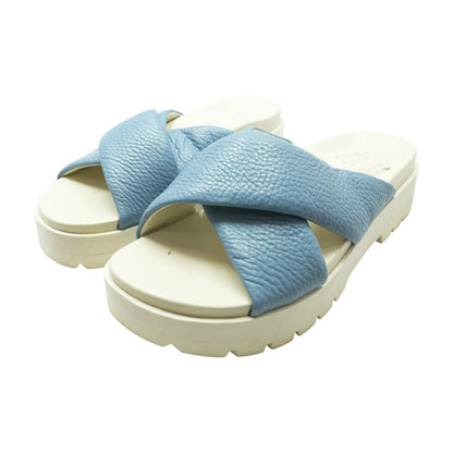 Blue Platform Sandals