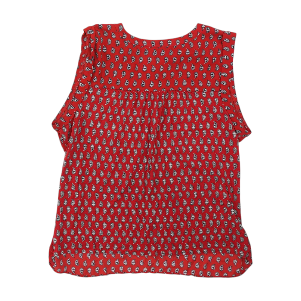 Red Paisley Blouse