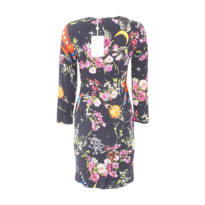 Rocketship Floral Long Sleeve Midi Dress
