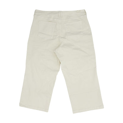 Beige High Rise Wide Leg Jeans