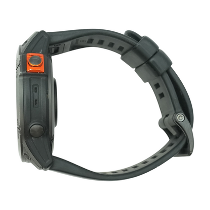 50mm Fenix 7X Black Smartwatch Black Band S/M