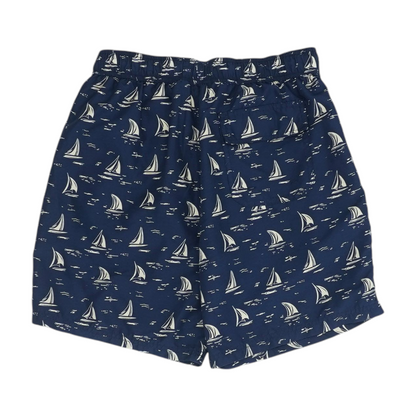 Navy Graphic Swim Bottom