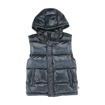 Black Solid Vest