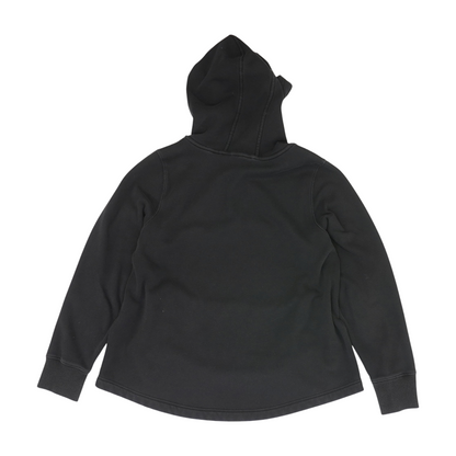 Black Solid Hoodie Pullover