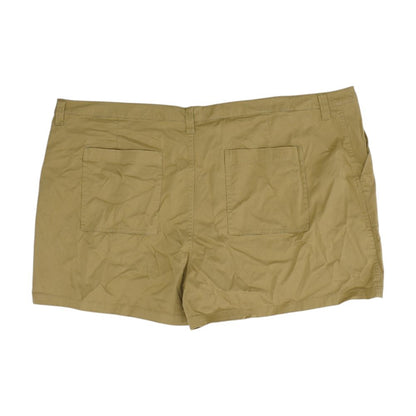 Khaki Plus Solid Chino Shorts