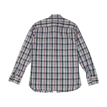 Multi Plaid Long Sleeve Button Down