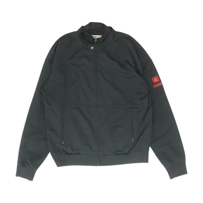 Vintage Black Solid Active Jacket