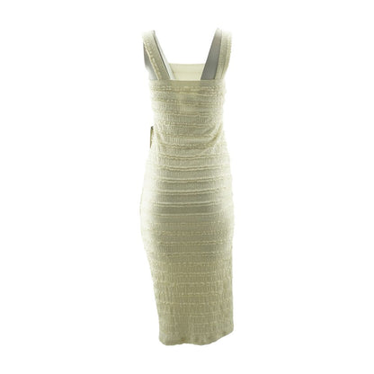 Beige Midi Dress