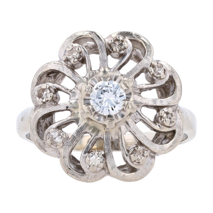 3/8 ctw 14K White Gold Diamond Fashion Ring