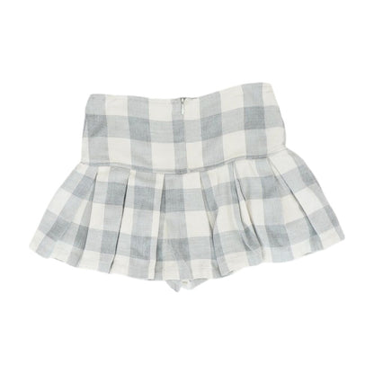 Gray Check Skirt