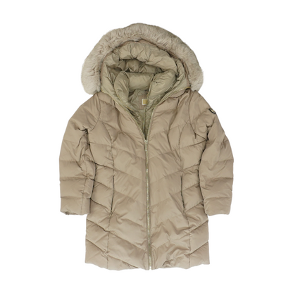 Beige Solid Coat