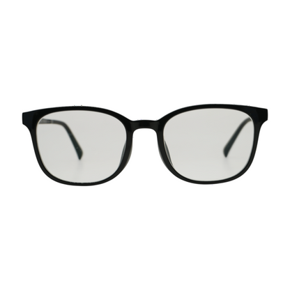 Black Snap Square Prescription Eyewear