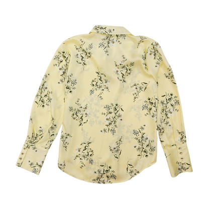 Yellow Floral Button Down