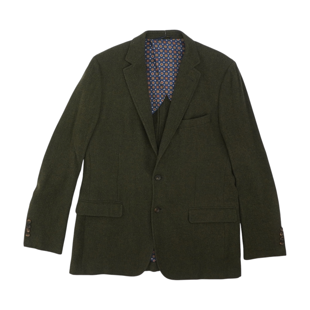 Green Solid Sport Coat