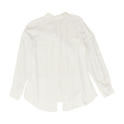 White Solid Button Down