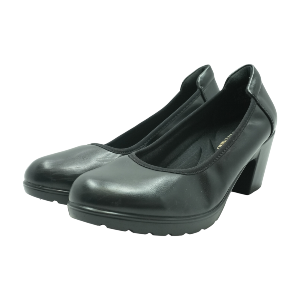 Black Block Heels
