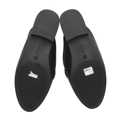 Black Slip-On Flats