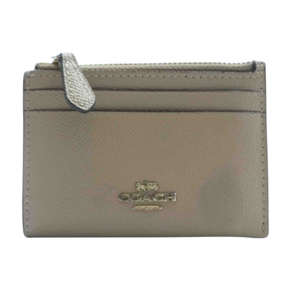 Beige Card Case Wallet