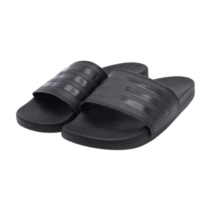 Black Casual Slide Sandals