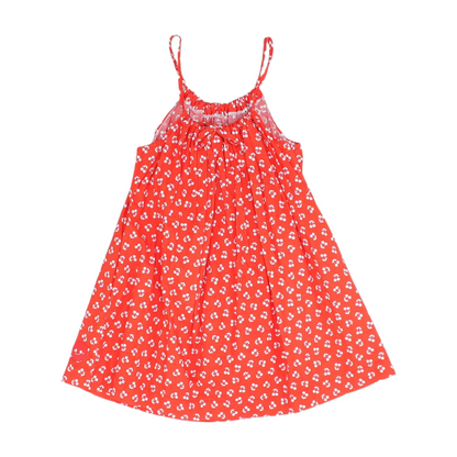 Red Print Dress