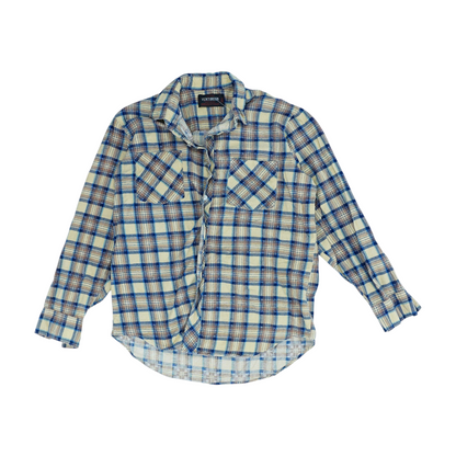 Vintage Multi Plaid Flannel Button Down