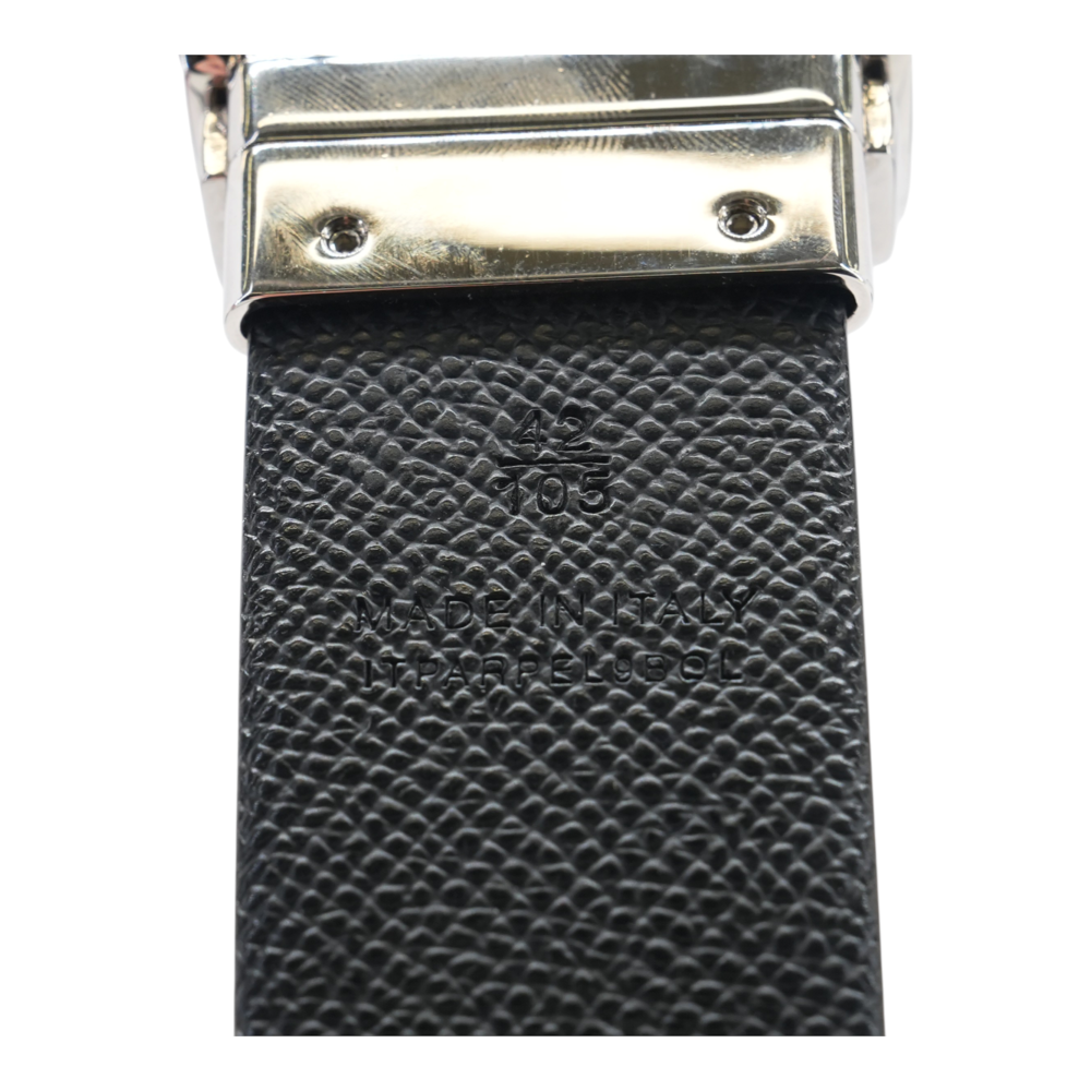 Reversible Grainy Leather Belt