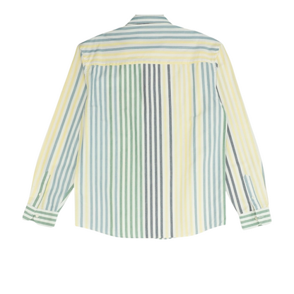 Multi Striped Long Sleeve Button Down
