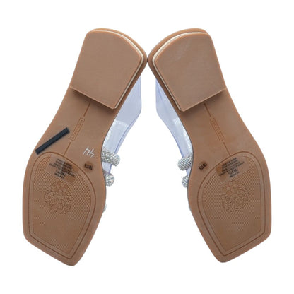 Silver Flat Sandals