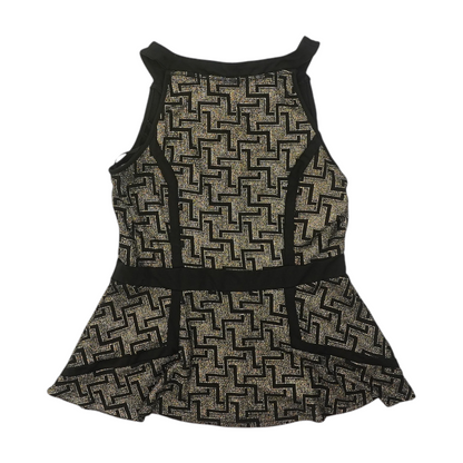 Black Abstract Blouse