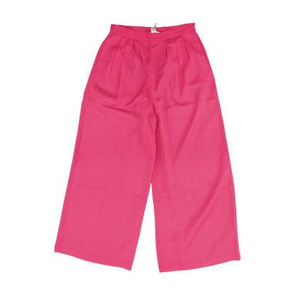 Pink Solid Pants