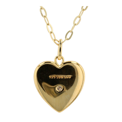 Sterling Silver Lab Grown Diamond Pendant Necklace