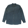 Navy Solid Long Sleeve Button Down