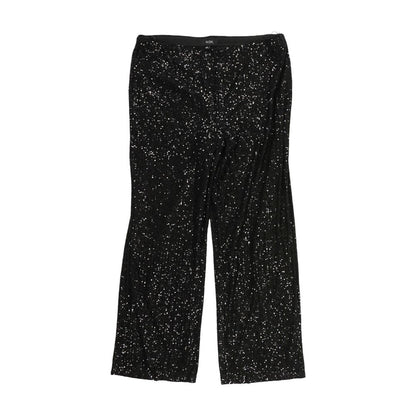 Black Solid Dress Pants