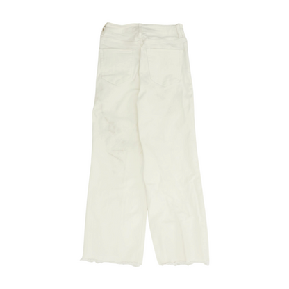White Straight Jeans