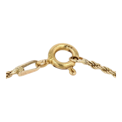 14K Yellow Gold Chain Bracelet
