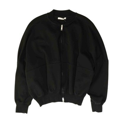 Black Solid Active Jacket