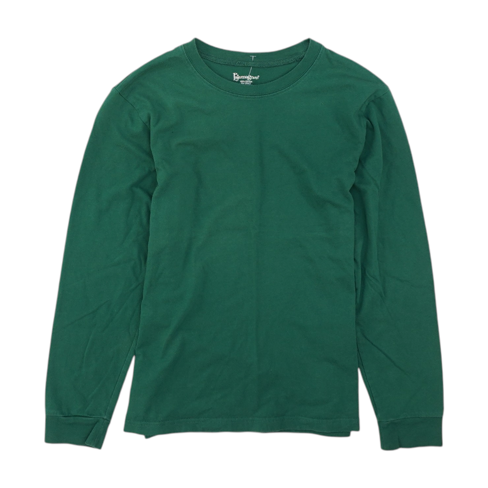 Green Solid Pajama Top