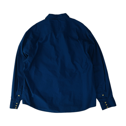 Teal Solid Long Sleeve Button Down