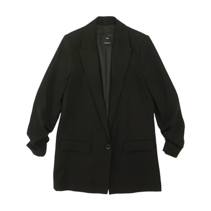 Black Solid Blazer