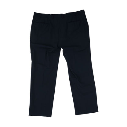 Navy Solid Dress Pants