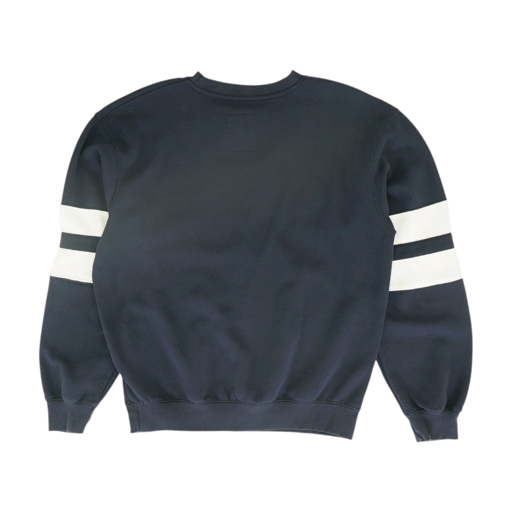 Navy Solid Sweatshirt Pullover