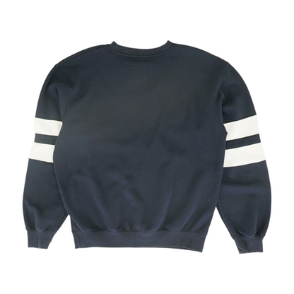 Navy Solid Sweatshirt Pullover