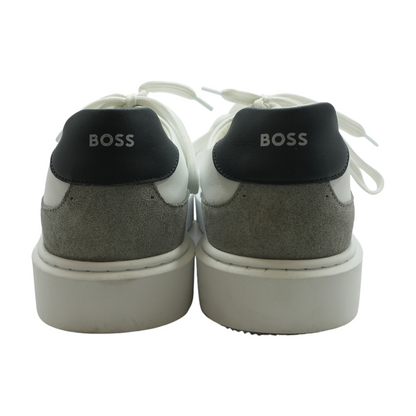 White Low-Top Athletic Shoes