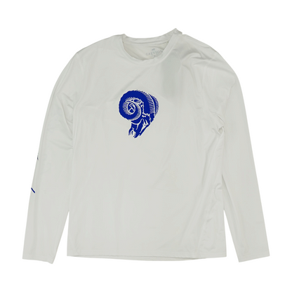 White Los Angeles Rams Solid Active T-Shirt