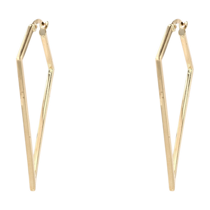 14K Yellow Gold Hoop Earrings