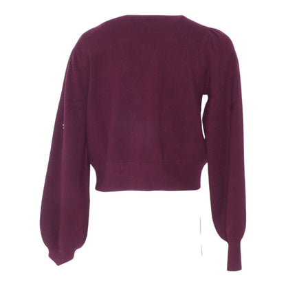 Burgundy Cardigan Sweater