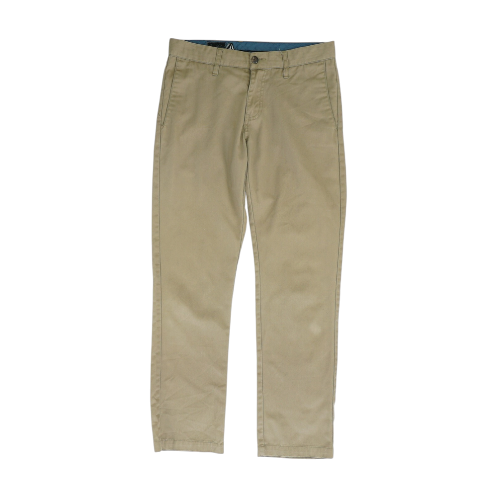 Beige Regular Pants