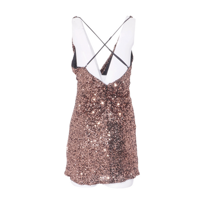 Bronze Mini Dress