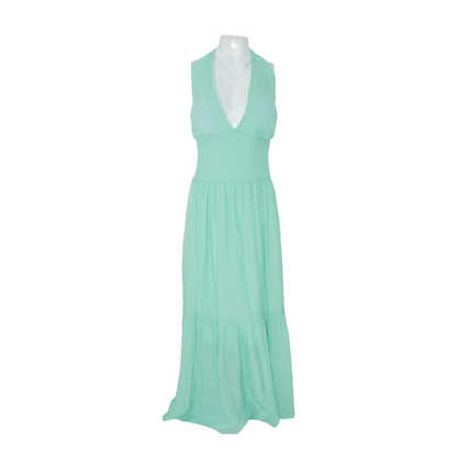 Green Plus Maxi Dress